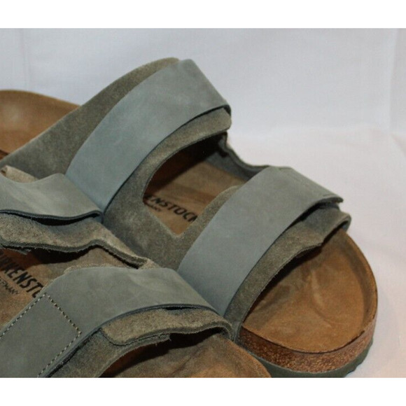 BIRKENSTOCK Uji‎ Slide Sandal Digital Thyme Green Genuine Leather Men EU 45 main image 6